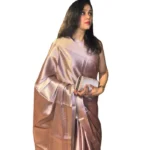 Check Pattern Tissue Saree