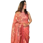 Daisy Floral Jaal Saree
