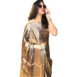 Hibiscus Jaal Saree