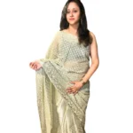 Scallop Jaal Saree